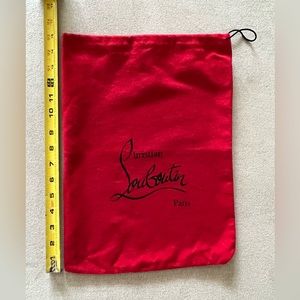 Christian Louboutin Dust Bag Red Authentic